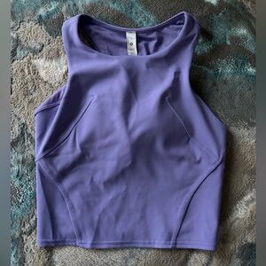 Lululemon Wunder Train Racerback Tank Top, Dark Lavender, Size 2